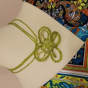 ‼️3 for $20‼️  Green Beaded Tripple Strand Necklace